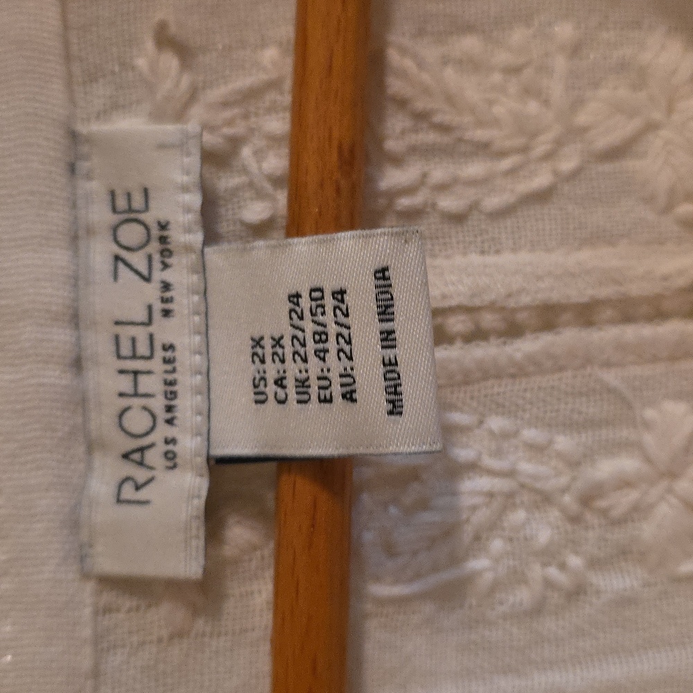 Rachel Zoe Ivory Embroidered Blouse - Picture 4 of 9